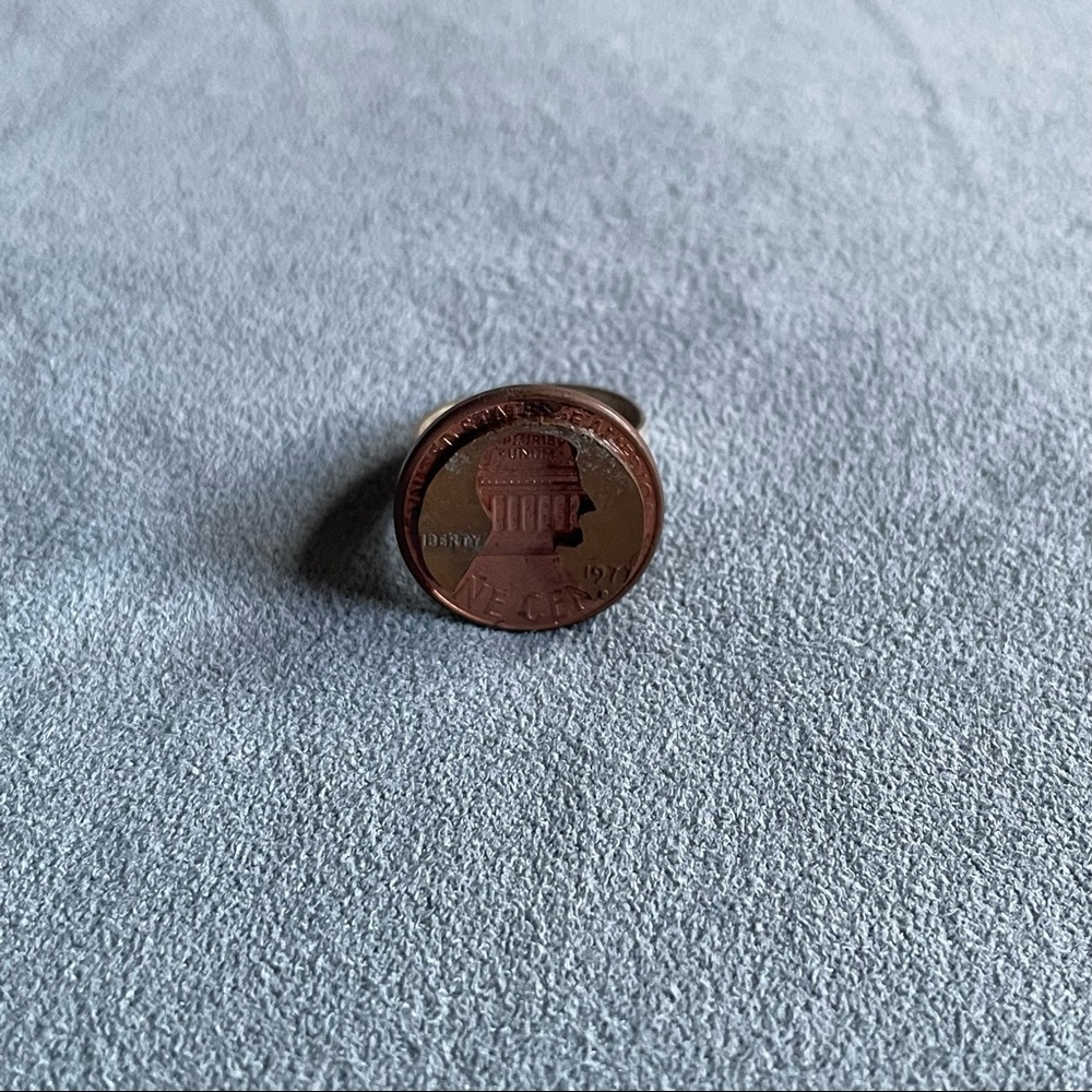 Adjustable Copper Penny Ring